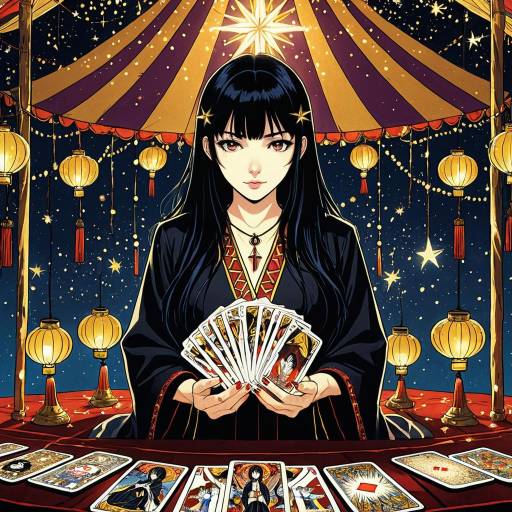 Anime Fortune Teller in Carnival Tent