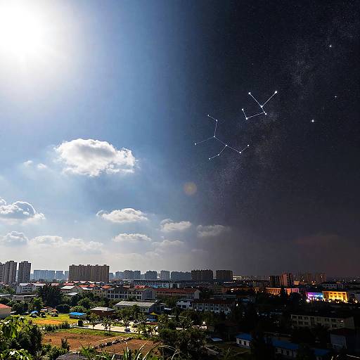 Panoramic Day and Night Blend