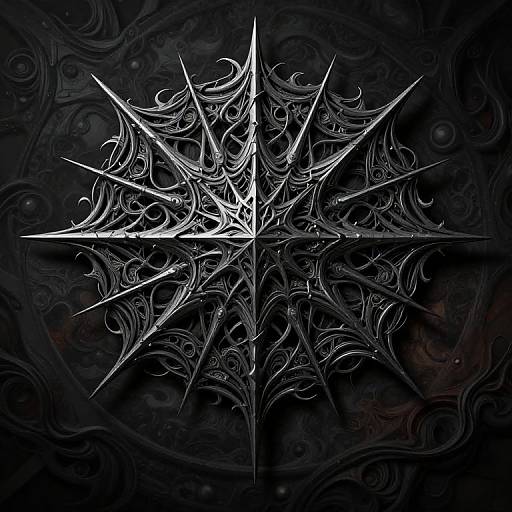 Dark Intricate Mandala Logo Design