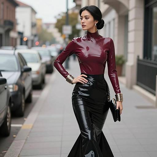 Sophisticated Fetish Fashion Portrait