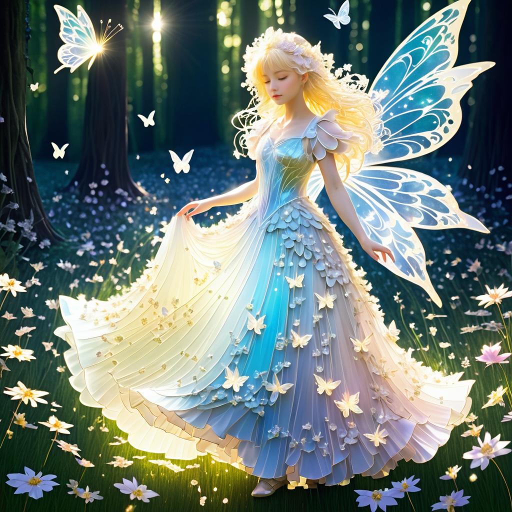 Ethereal Fairy in a Wildflower Glade