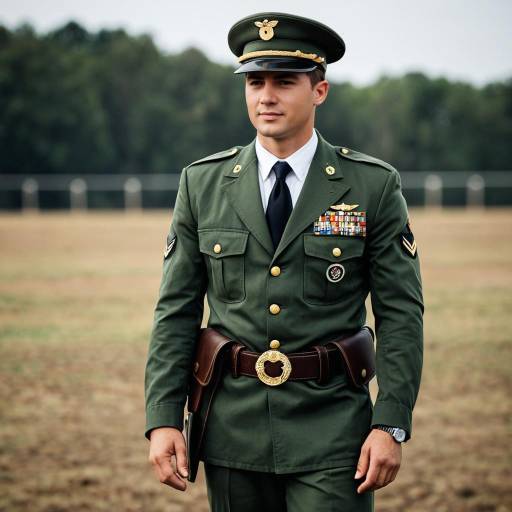 Realistic Army Man Costume Portrait