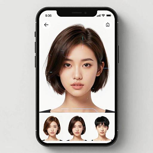 Futuristic Short Hair Style Filter