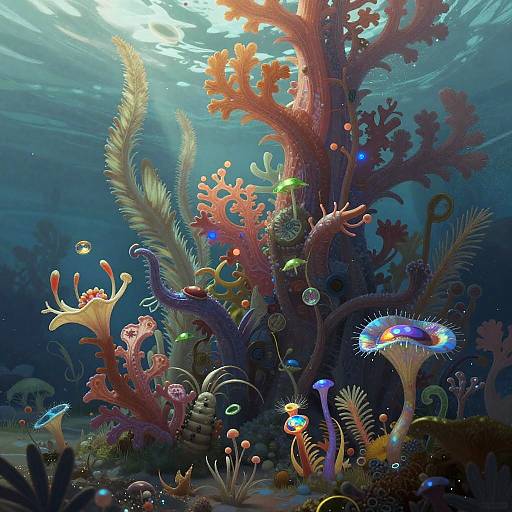 Iridescent Magical Aquatic Thicket