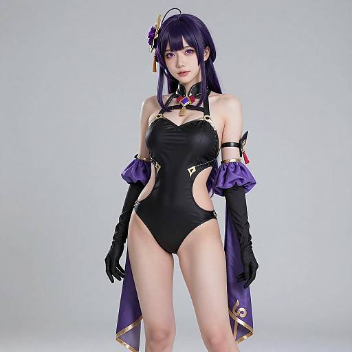 Cosplay photo of murasaki shikibu (swimsuit rider) (fate). Costume clothes