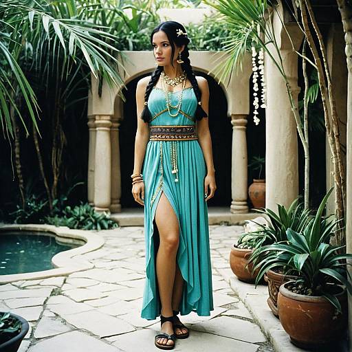 Majestic Jasmine Oasis Princess Portrait