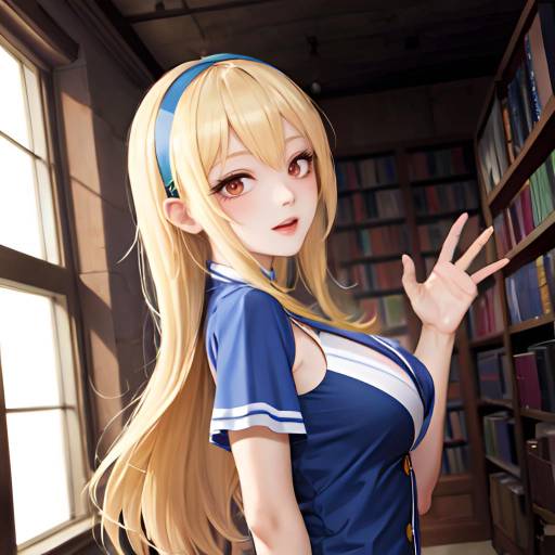 Aesthetic Lucy Heartfilia Close-Up Portrait