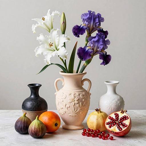 Still Life with Flowers and Fruits