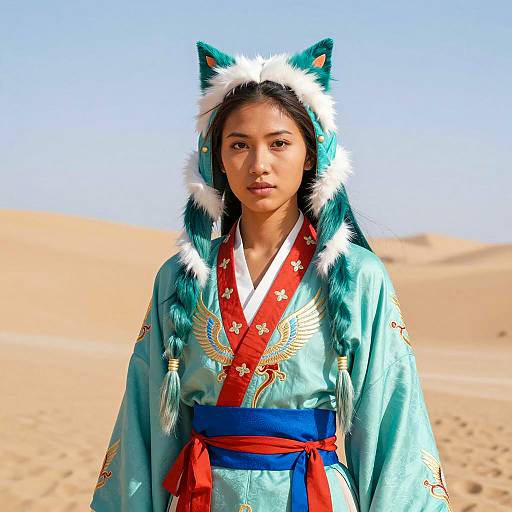 Ahsoka Inspired Desert Portrait