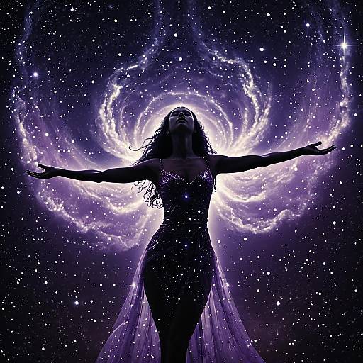 Goddess of Stars in Celestial Motion