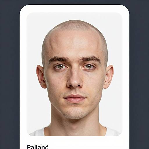 Realistic Bald Head Digital Transformation