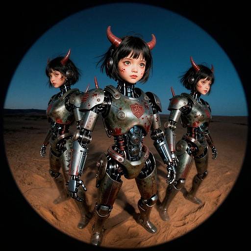 Fisheye Robot-Devil Girl Assassin