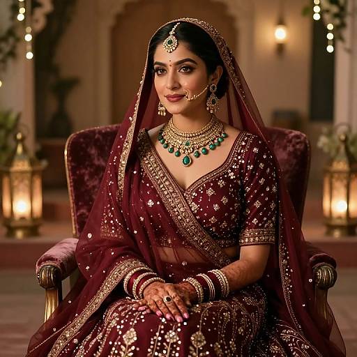 Cinematic Portrait of Radiant Bride