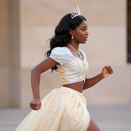 Realistic Princess Running Costume