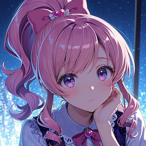 Illustration of Momoyama mirai, pretty series in the style of Koikawa minoru