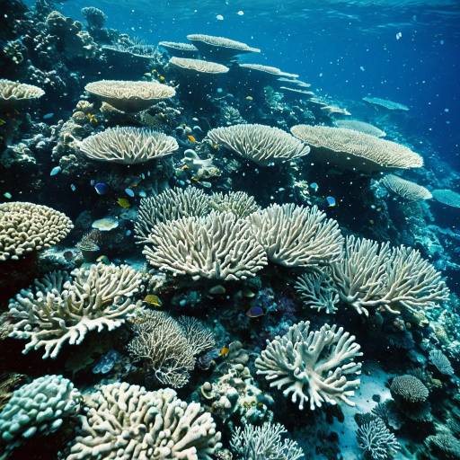 Underwater Coral Reef with Reef Fish