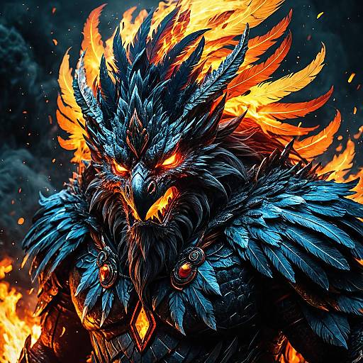 Epic Fire Elemental Spirit Artwork