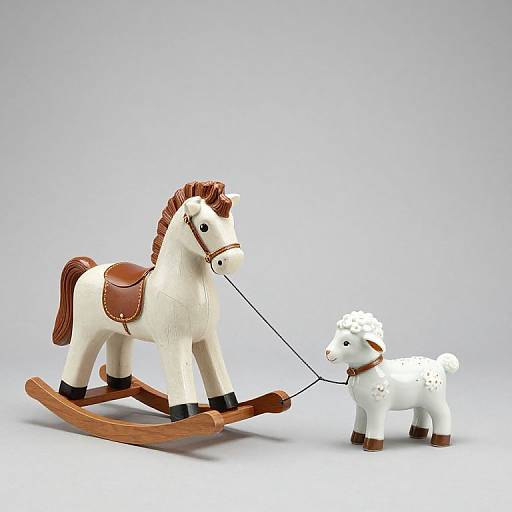 Vintage Baby Toys and China Set