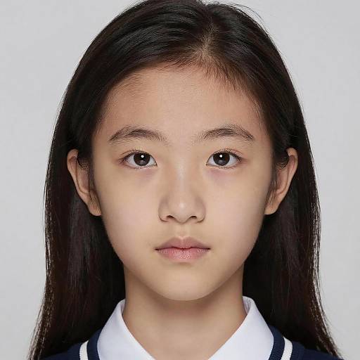 Photorealistic Portrait of Teenage Girl