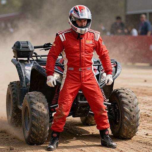 Rugged Racer with Four-Wheeler