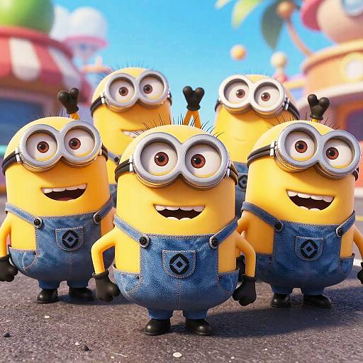 Minions Dancing in Unison