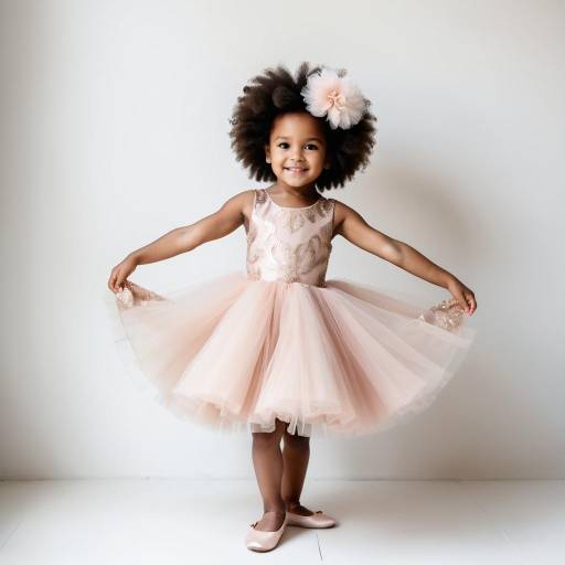 Whimsical Toddler in High Fashion Shot