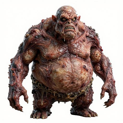 Hyper-Realistic Zombie Dover Demon