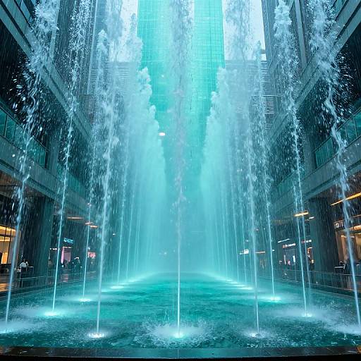 Inverted Rain and Aquatic Urban Artistry