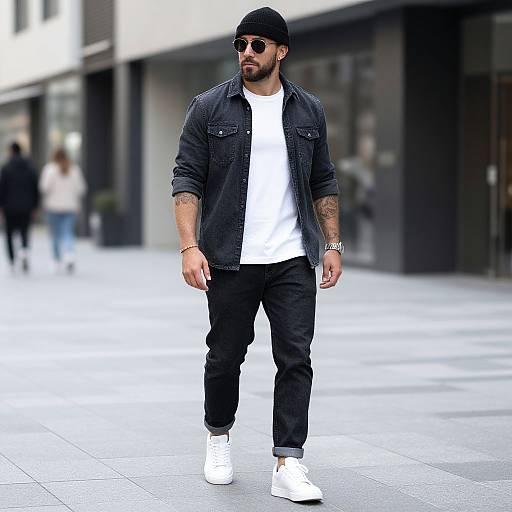 Modern Urban Men's Street Fashion