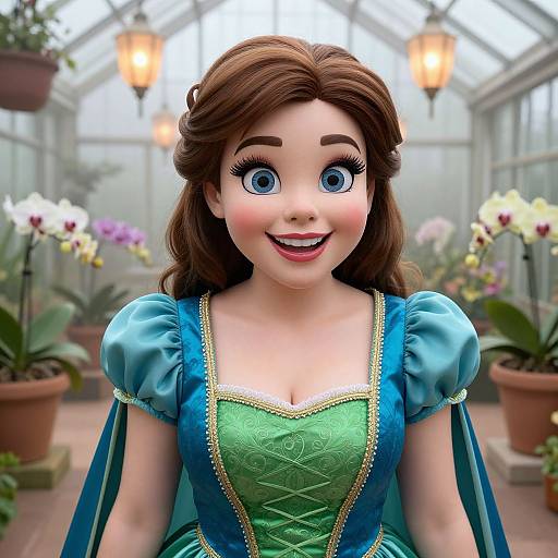 Victorian Greenhouse Girl Ursula Costume