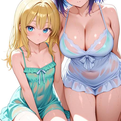 Curvy Beach Girls in Vibrant Fashion Curvy Beach Girls in Vibrant Fashion