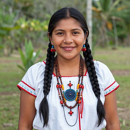 Portrait of Panama Indigenous Woman
