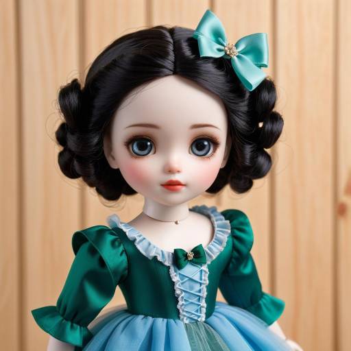 Realistic Portrait of a Doll in Detail