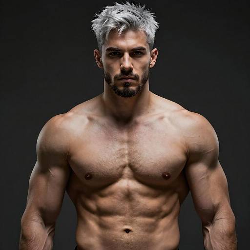 Photorealistic Masterpiece of Muscular Boy