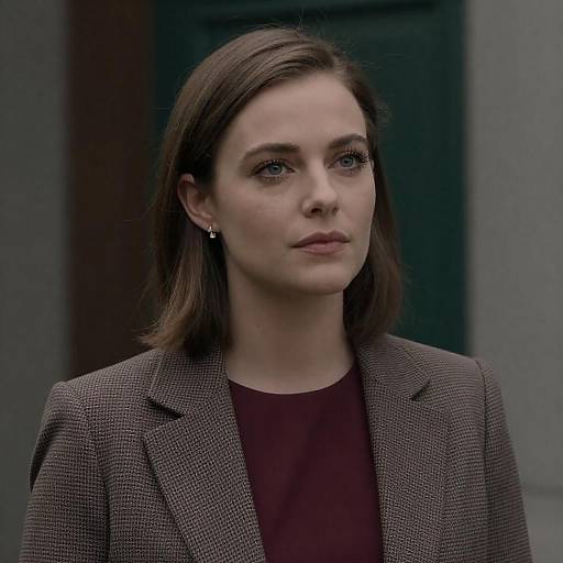 Elegant Portrait of a Woman Outdoors