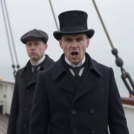 Two Men in Vintage Ship Clothing