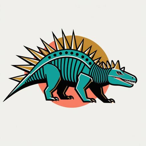 Geometric Dimetrodon Logo