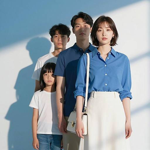 Diverse East Asian Group Portrait