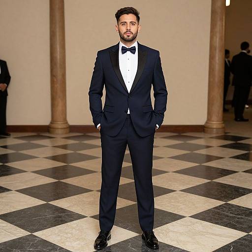 Formal Male Met Gala Portrait