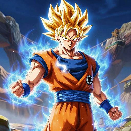Realistic Goku in Saiyan Armor