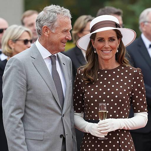 Elegant Couple at Formal Event