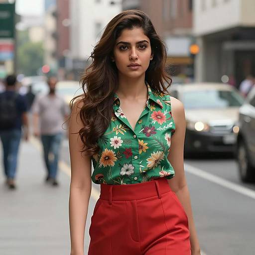 Stylish Urban Portrait of Young Woman