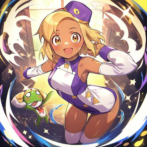 Illustration of Angol mois, keroro gunsou in the style of Shennai misha