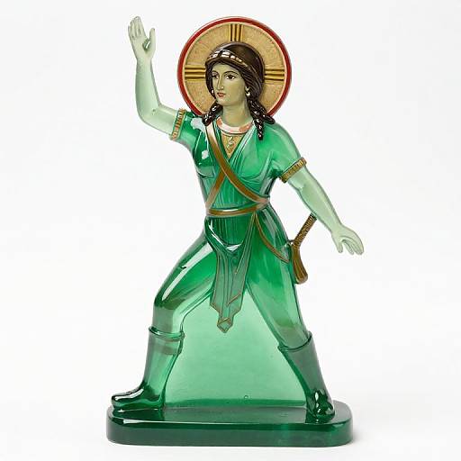 Byzantine Icon Female Swashbuckler Sculpture