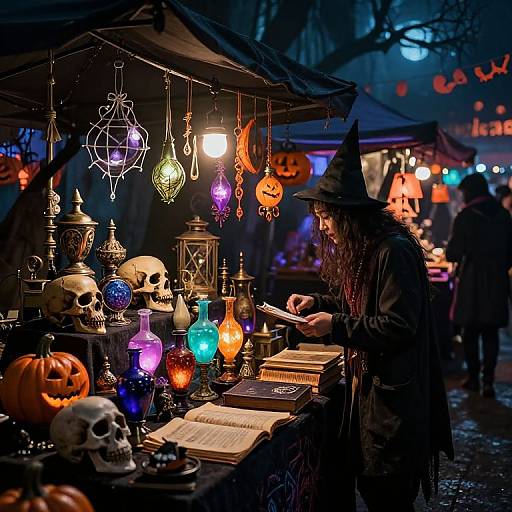 Halloween Night Market of Mystical Artifacts