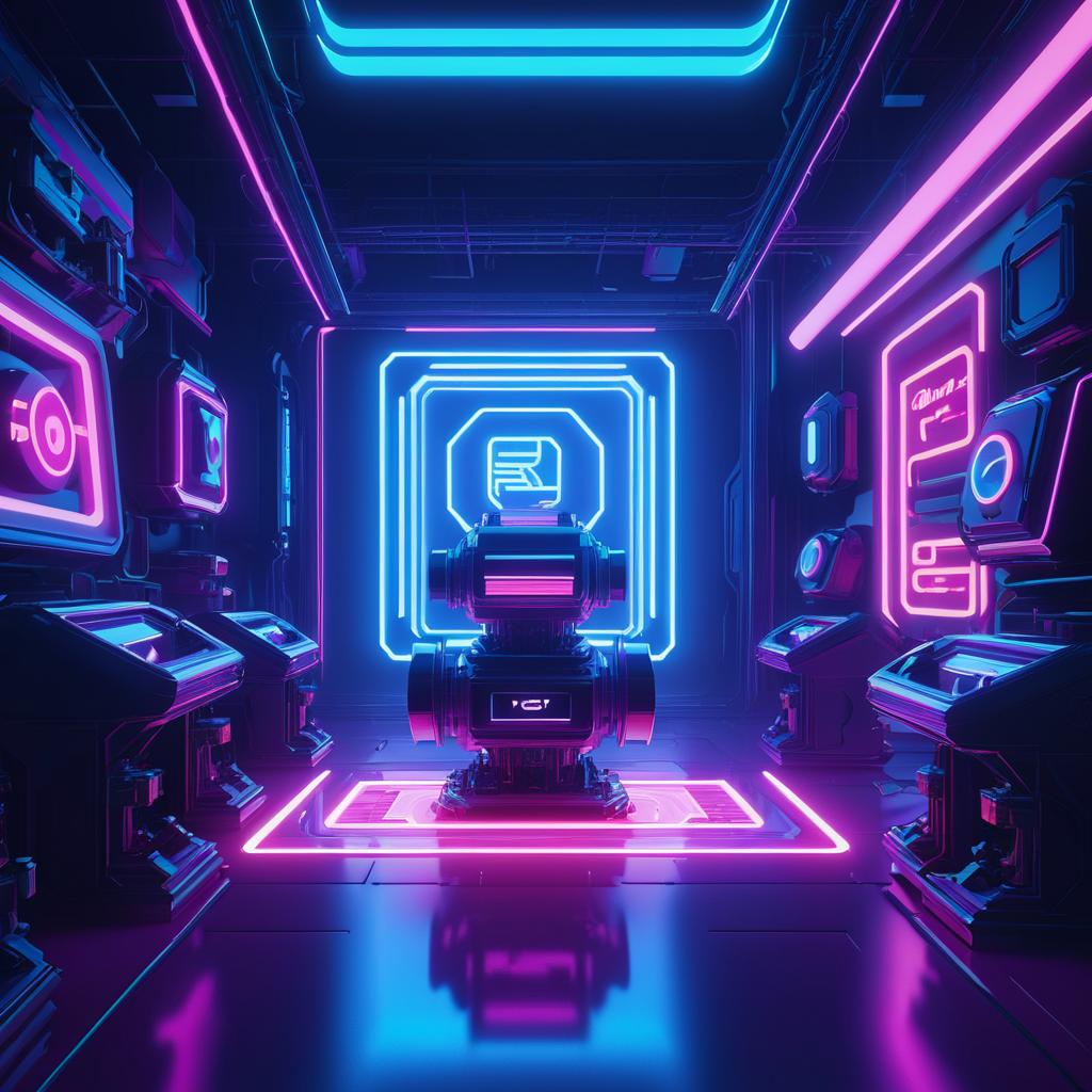 Visions of a Neon Robot Society