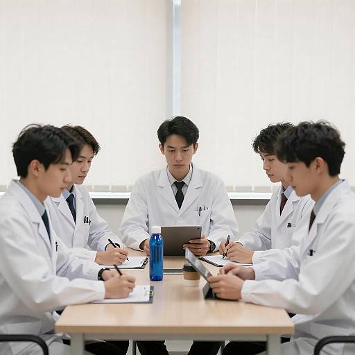 Professional Meeting in a Bright Office