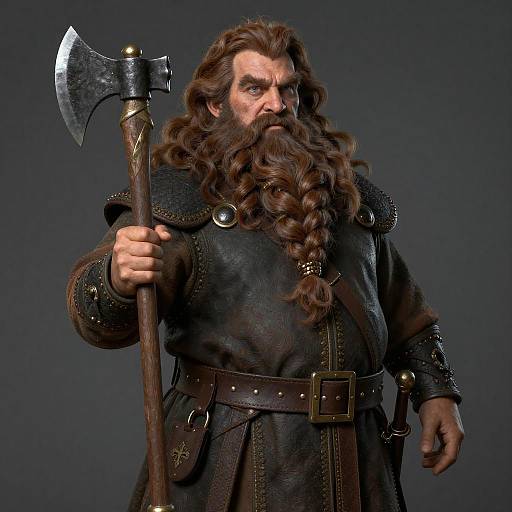 Ultra-Realistic Fantasy Dwarf Portrait