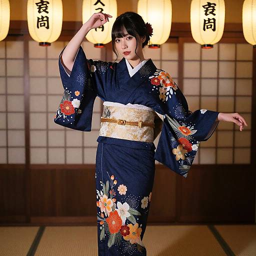 Modern Fusion Kimono Elegance