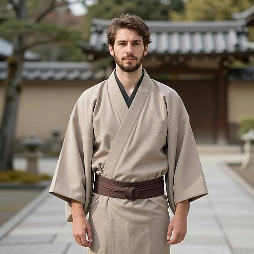 Photorealistic Toga Party Costume Portrait